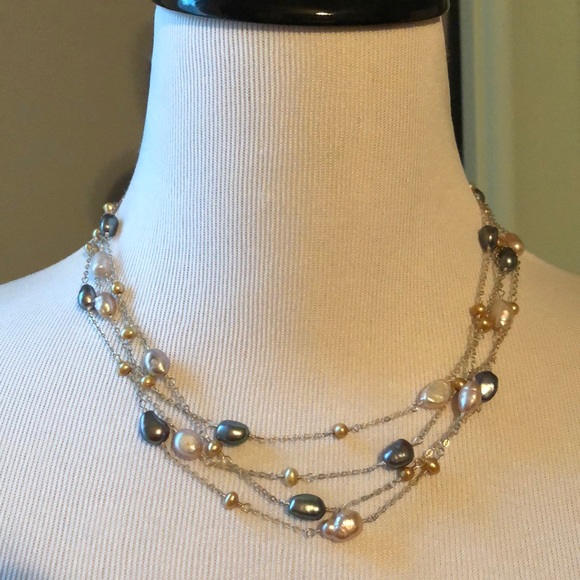 Handmade Jewelry - Fresh water pearl necklace